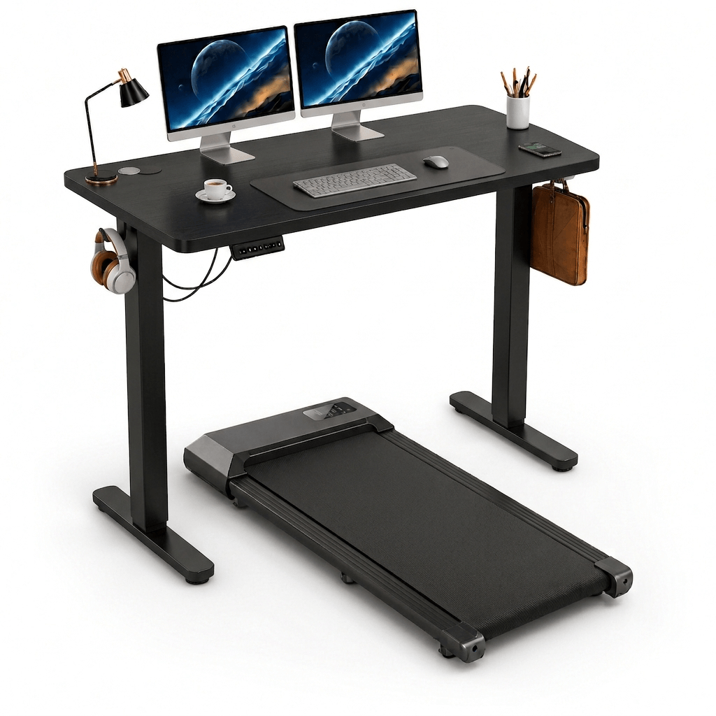 Treadmill Desk Combo - Electric Standing Desk + Under Desk Treadmill Included