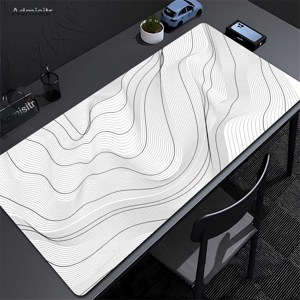 Strata Liquid Abstract Mouse Pad Deskmat With Lockedge Non-slip