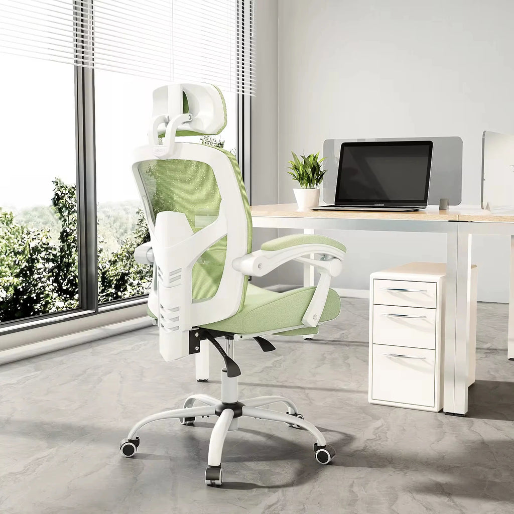 High Back Mesh Lumbar Swivel Rolling Chair