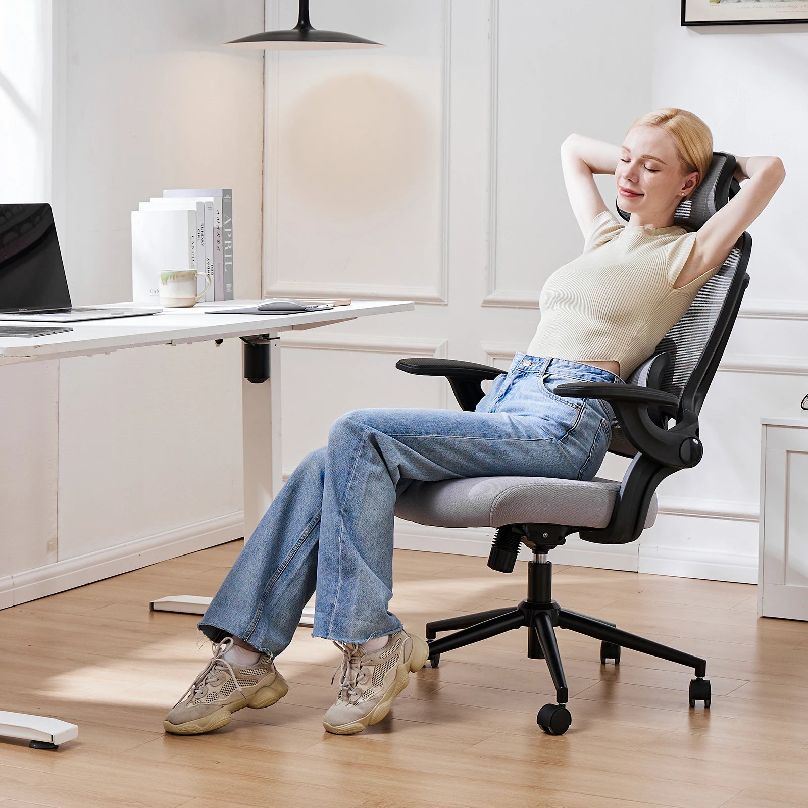 Ergonomic Adjustable Mesh Lumbar Support Office Chair