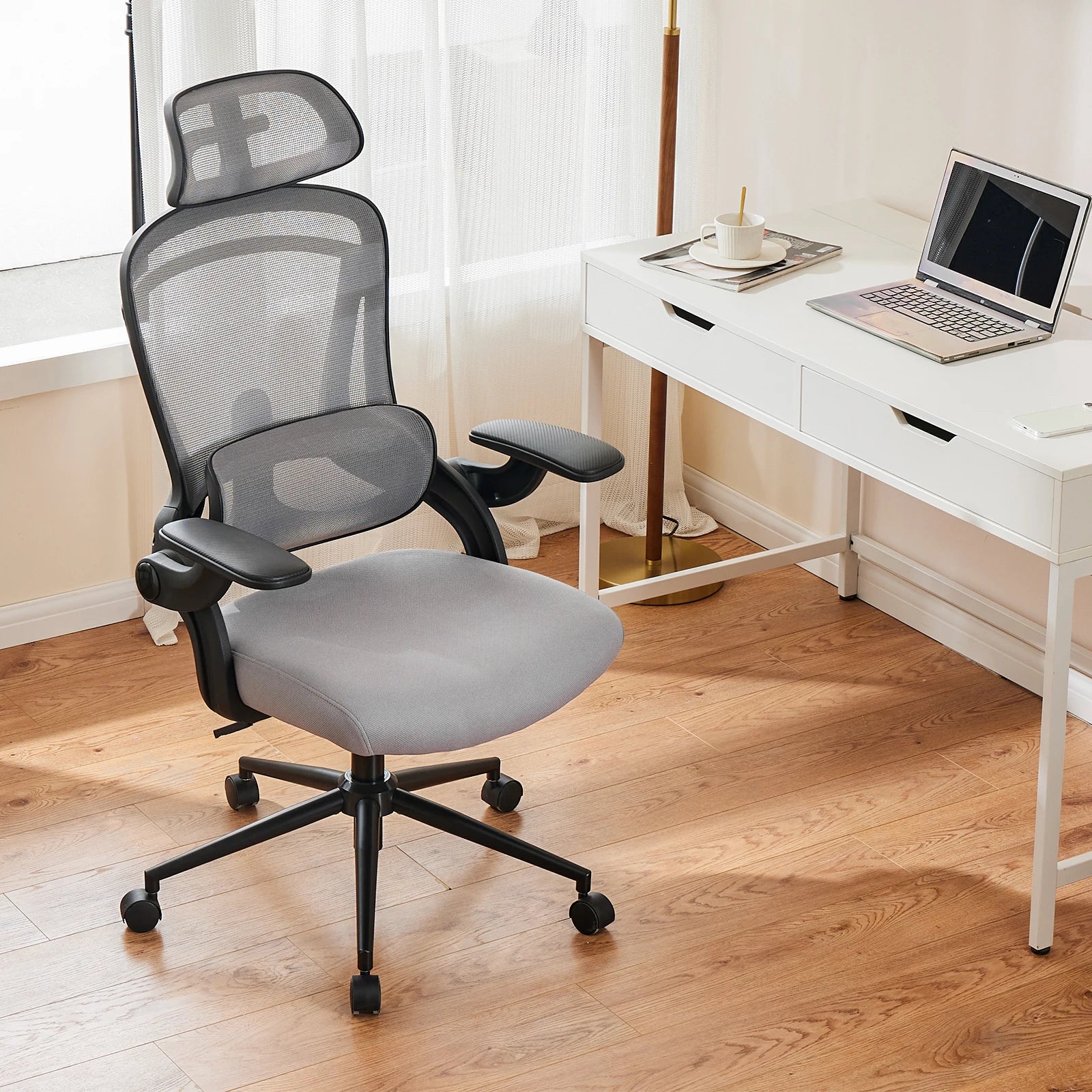Ergonomic Adjustable Mesh Lumbar Support Office Chair