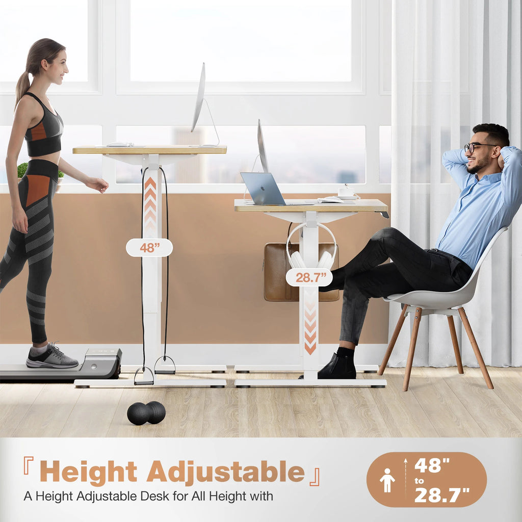 Standing Desk & Walking Pad Treadmill Bundle Set