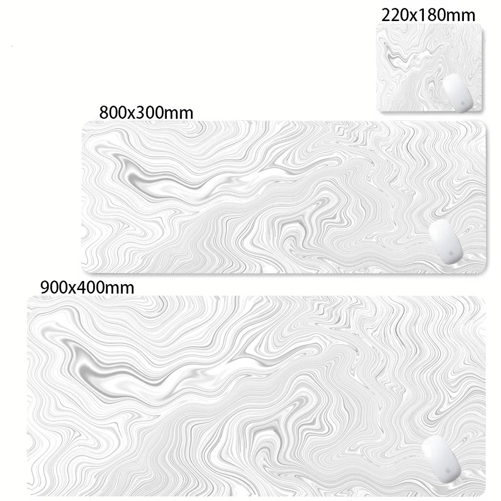 Strata Liquid Abstract Mouse Pad Deskmat With Lockedge Non-slip
